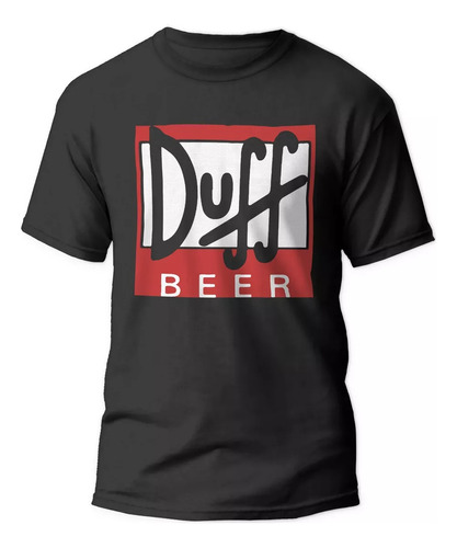 Polera Duff Beer - Algodón Estampada Caricaturas