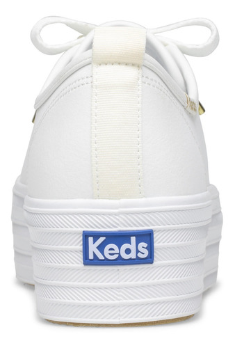 Zapatilla Keds Triple Up Leather White