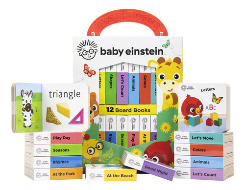 Set De 12 Libros Baby Einstein My First Library Board