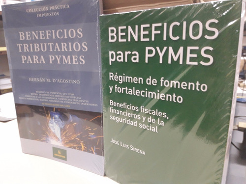 Libro Combo Beneficios Tributarios Para Pymes  Ley 27264