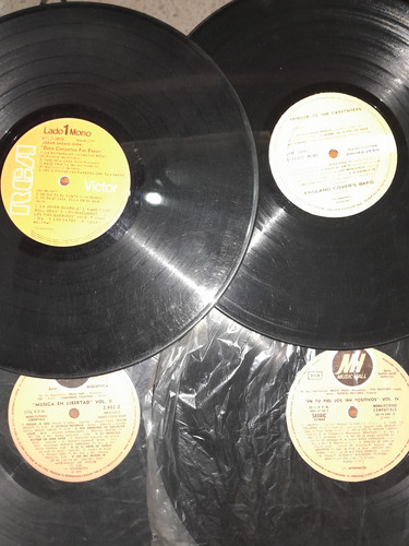 Lote De 93 Discos De Vinilo Simples Y Lp (Usado)