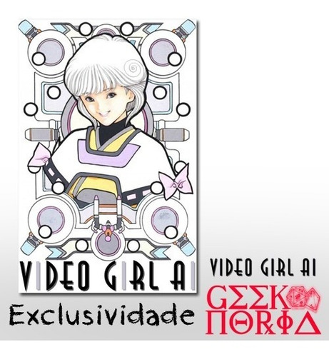 Placa Criativa Decorativa Personalizada Video Girl Ai 