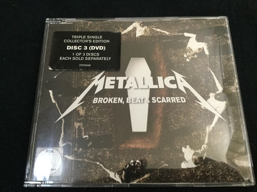 Metallica Broken Beat N Scarred Disc 3 Cd A