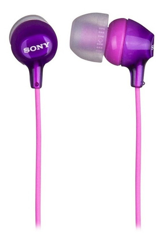 Fone de ouvido in-ear Sony EX Series MDR-EX15LP púrpura