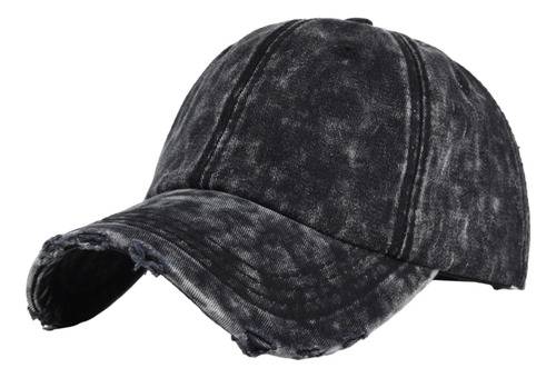 Gorra De Béisbol De Mezclilla Lavada (bk), Sombrero De Jean