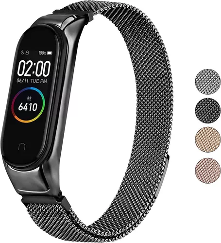 Correa Magnética para Xiaomi Mi Band 5 Color Negro