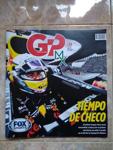 Revista Cancha Fórmula 1. Especial Grand Prix. Checo Pérez