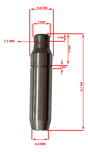 Juego Guia De Valvula Para Ktm Duke 200 (2020+) Std