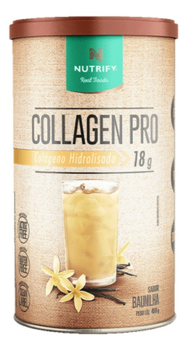 Collagen Pro Nutrify, Proteína Isolada Body Balance 450g