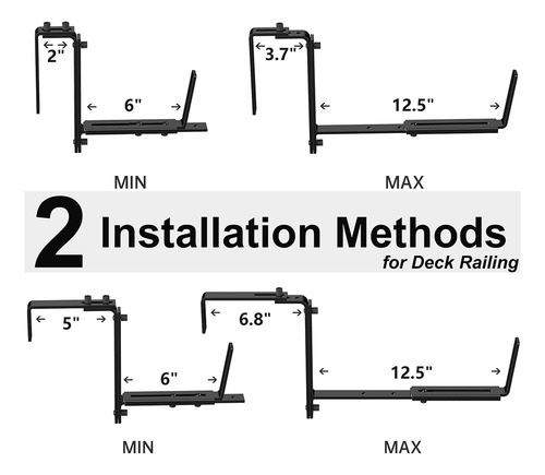 . Soporte Ajustable Para Maceteros G52 Piezas (de 6 A 12,5