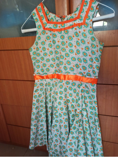 Hermoso Vestido De Niña. Talla 10.