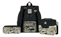Comprar Kit Mochila Marvel Oficio Comics Lonchera Cartuchera
