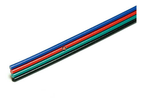 Cable Rgb 4 Hilos 1 Metro Awg 22 Para Tira Led 3528 5050 @tl