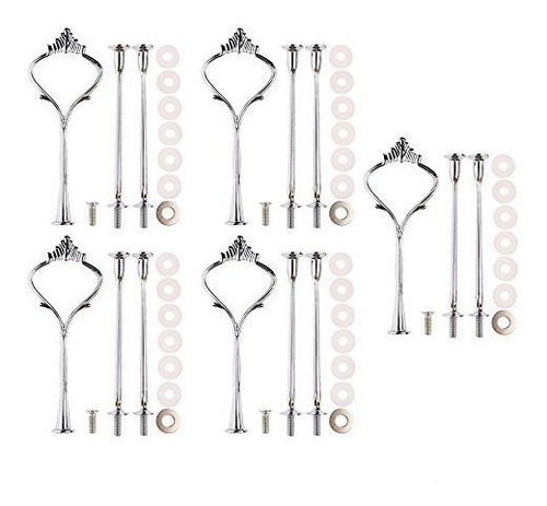 Platos De Acentopetforu 5 Sets Soporte De Ferreteria Crown