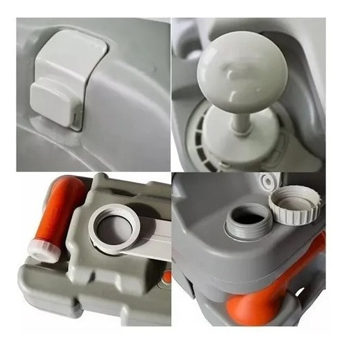 Inodoro Quimico 20 L A Piston Full + Arnes +disgreganpolvo