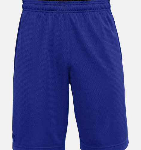 Short Men's Ua Tech Mesh Color Azul - 100% Original Y Nuevo