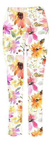 Capris Estampados A La Moda Con Estampado De Estampado De Es