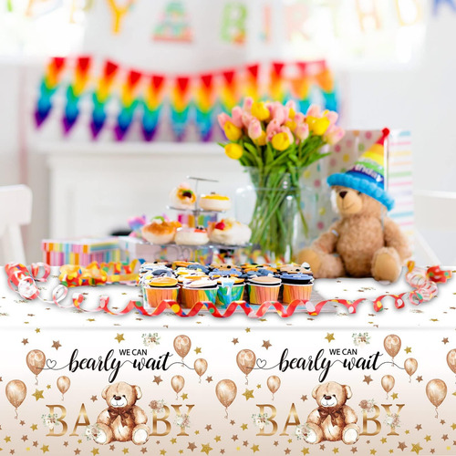 Capoda 3 Pcs Bear Baby Shower Matarrenes De Género Revelació