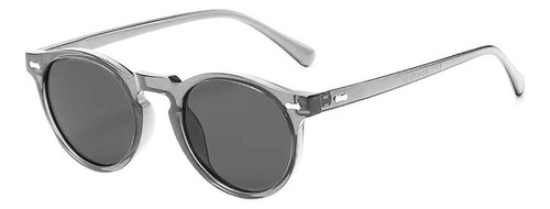 Óculos De Sol Polarizado Uv400 Pequeno Redondo Iceman 834 Cor Transparente