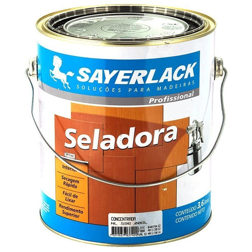 Seladora Concentrada 3,6l Sayerlack Pack C/ 4