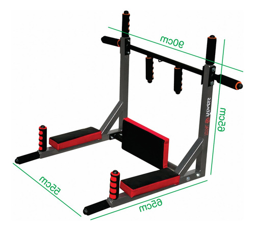 Maxi Fit Pn-r Barra Multifuncional Para Dominadas Abs