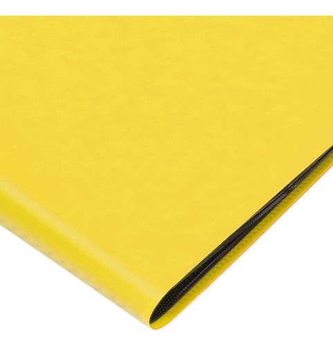 Tarjeta Amarilla, 20 Páginas, 9 Bolsillos, Tapa De Color De