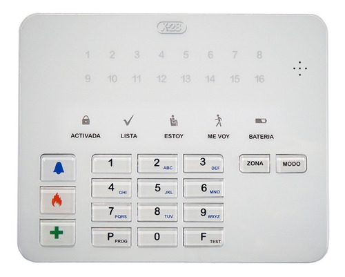 Teclado Alarma X-28 T16l-mpxh 16 Zonas