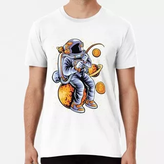 Remera Astronaut Mining Bitcoin Btc Cryptocurrency In Space