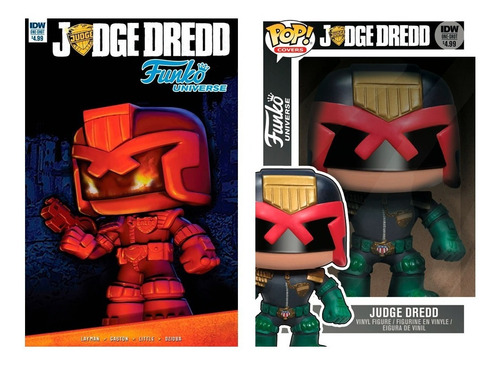Funko Covers Universe Comic Judge Dredd Paquete Dredo Comics