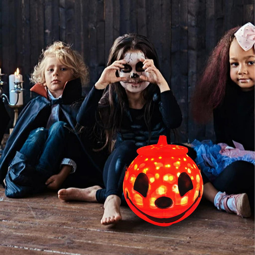 Lámpara De Linterna De Calabaza De Halloween Apoyos De Luz