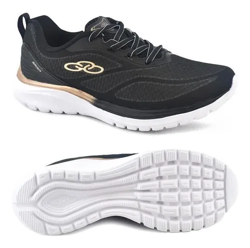Zapatilla Olympikus Mujer Running G brisa Negro bronce 7.899