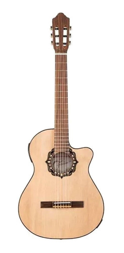 Imagen 1 de 3 de Guitarra criolla electroacústica Fonseca 38KEC