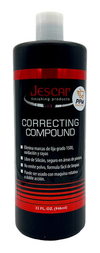 Imagen 1 de 1 de Jescar Correcting Compound Compuesto Alto Corte 32oz.