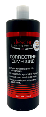 Jescar Correcting Compound Compuesto Alto Corte 32oz.