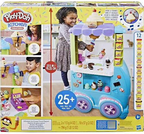 Camión de helados Play-doh Mason - Hasbro
