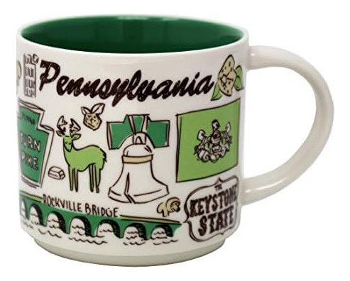 Taza De Cerámica De La Serie Estado Allí De Starbucks, Penns