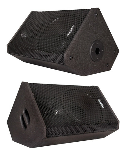 Imagem 1 de 7 de Kit Caixas Donner Saga 12 Ativa 250w + Passiva 130w Usb Bt