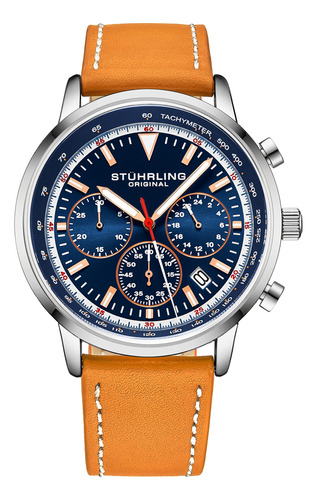 Stuhrling Original Reloj De Vestir Para Hombre, Cronografo,