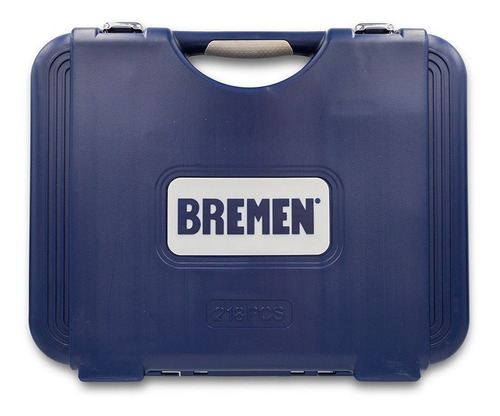 Imagen 4 de 6 de Set Herramientas Llaves Tubos Combinadas 218 Pz Bremen 1/4 3/8 1/2 Cod. 6630 Dgm