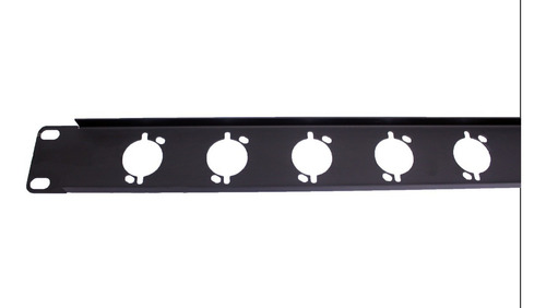 Painel Régua 1u 8 Conectores Xlr Canon - Padrão Rack 19