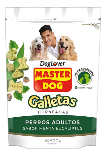 Galletas Masterdog Cachorro Raza Pequeña 500gr / Catdogshop