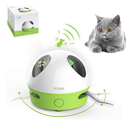 Petgeek Juguetes Automáticos Para Gatos Electrónicos Interac