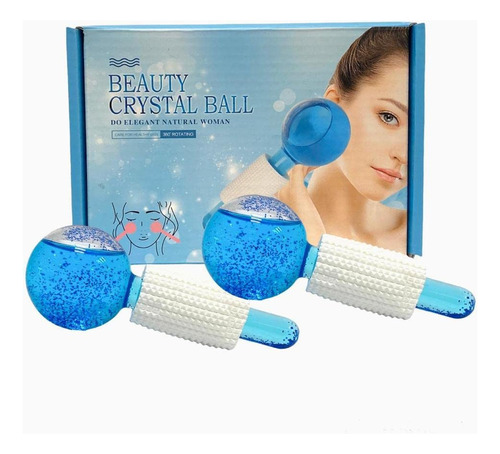 Ice Globes Bolas De Cristal Para Masaje Reafirmacion Facial