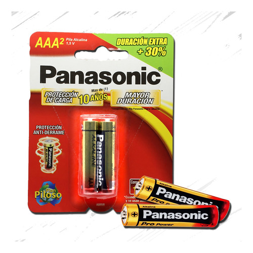 Lr03xalc-2b - Bateria Panasonic Aaa Alcalina Bl X 2