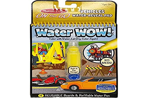 Melissa & Doug, Libro Agua Vehículos Water Wow