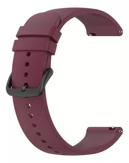 Pulseira 22mm Compatível Ticwatch Pro 3 Ultra Silicone Lisa