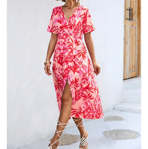 Vestido Largo Playa Verano Mujer Vestidos Casuales Con