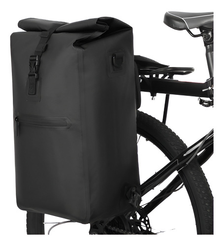 F Alforja Impermeable 3 En 1 Para Bicicleta, Bolsa Trasera,
