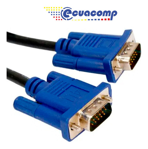 Cable Vga A Vga 3 Metros 15 Pines Blindado Gold 2 Ferritas