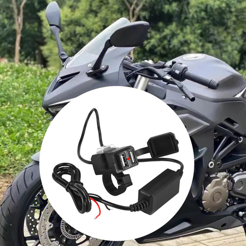 Nuevo Carregador De Celular Para Motocicleta, Porta Usb